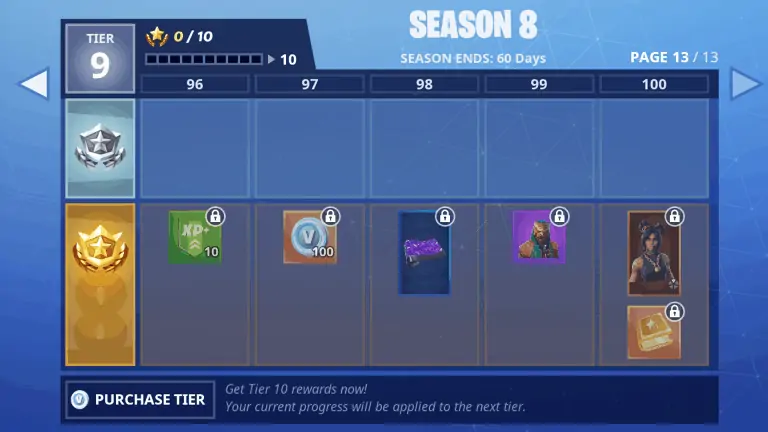 Read more about the article All Battle Pass Rewards List – Fortnite Season 8