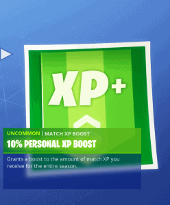 Tier 2 10% personal XP boost