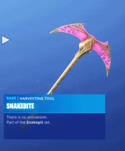 Tier 38 Snakebite pickaxe