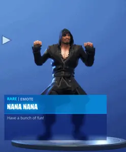 Tier 63 Nana Nana emote