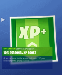 Tier 64 10% personal XP boost