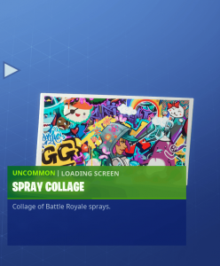 Tier 65 Spray Collage loading screen