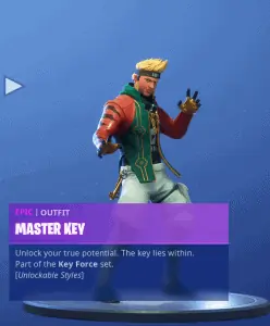 Tier 87 Master Key skin
