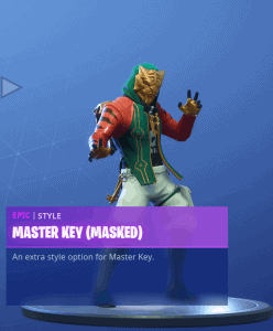 Tier 99 Master Key (Masked) skin