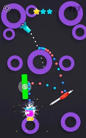 Cannon shot gameplay screenshot