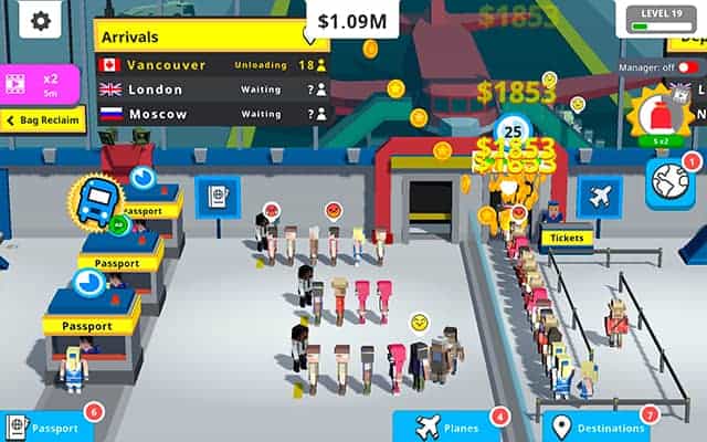 Idle Tap Airport gameplay screenshot