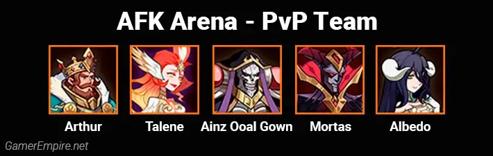 AFK Arena Best Team For PvP Ainz and Mortas Comp