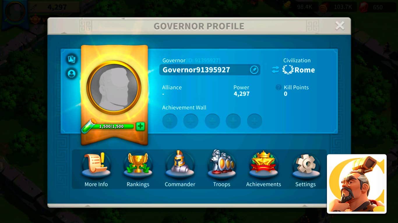 Governor Profile in ROK  Rise of Kingdoms Guides