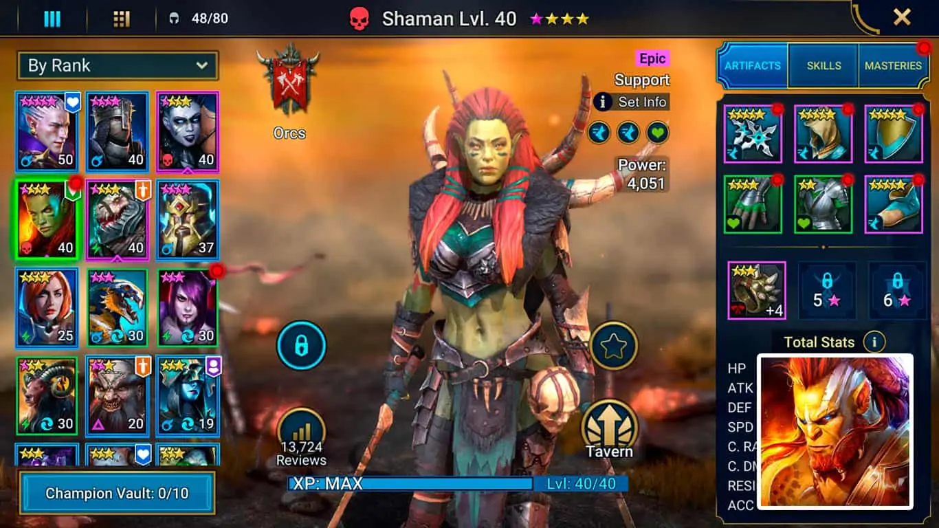В момента гледате Raid: Shadow Legends - Ръководство за шамани: Овладяване и артефакти Изграждане, умения, комплекти