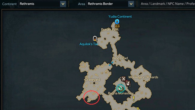 Lost Ark Rudric World Boss Spawn Location