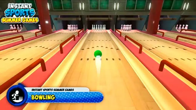 Instant Sports Summer Games Bowling Nintendo Switch Gameplay