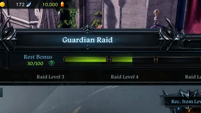 Lost Ark Guardian Raid Rest Bonus