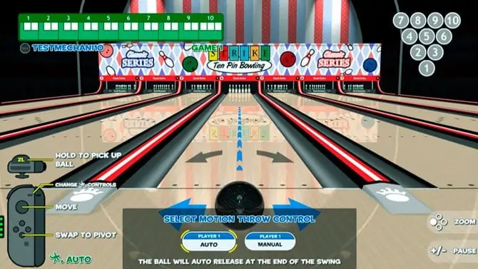 Strike! Ten Pin Bowling Nintendo Switch Gameplay