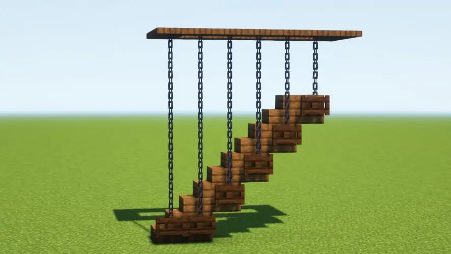 How to make a cool spiral staircase in minecraft