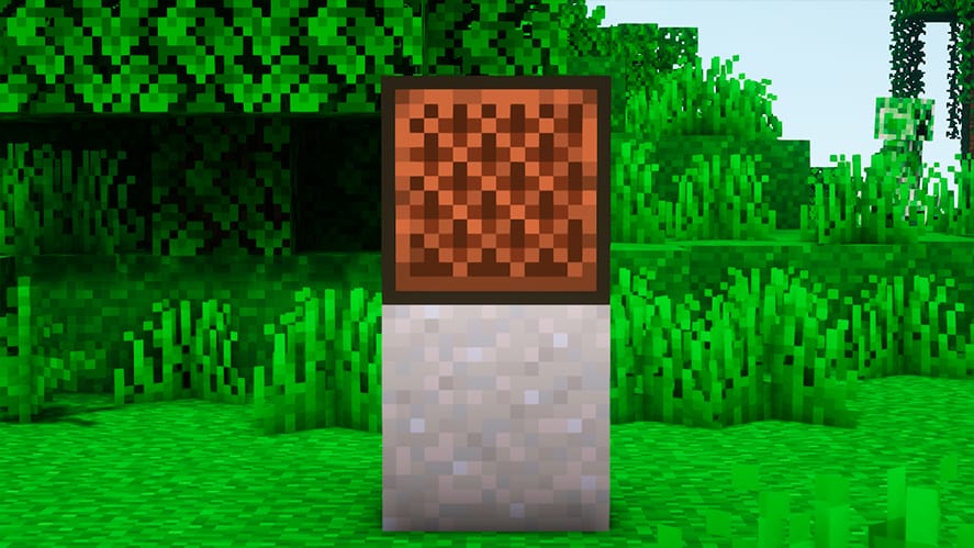 Minecraft Clay used for instrument block