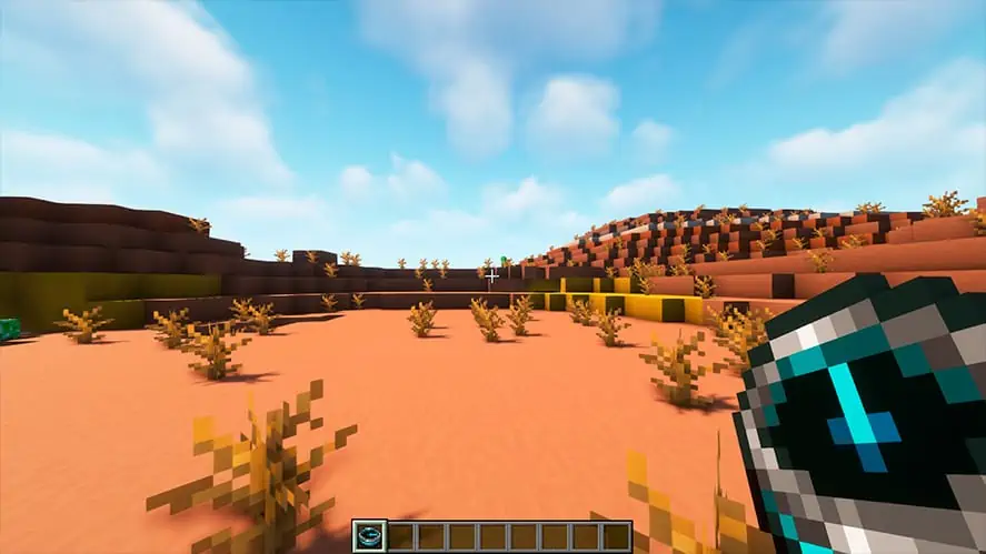 Minecraft Recovery Compass in Desert