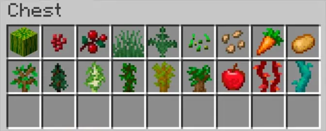 Minecraft crops that are affected by the Fortune enhancement