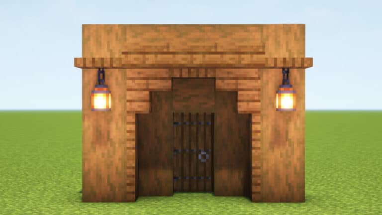 10 Stunning Minecraft Front Door Design Ideas! - Gamer Empire