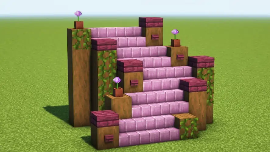 5 Different staircase ideas in Minecraft
