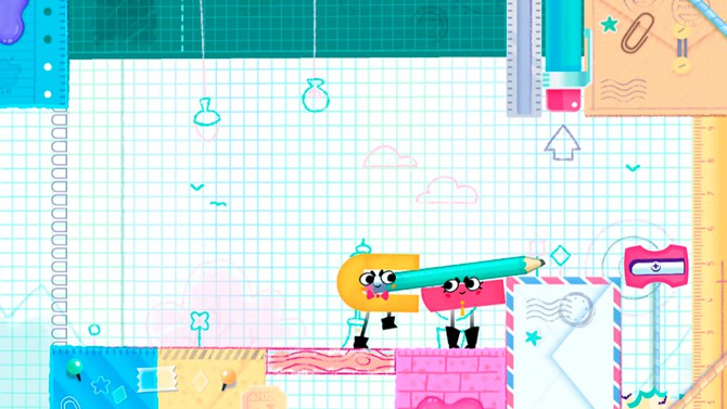 Snipperclips Cut it out together Nintendo Switch Gameplay
