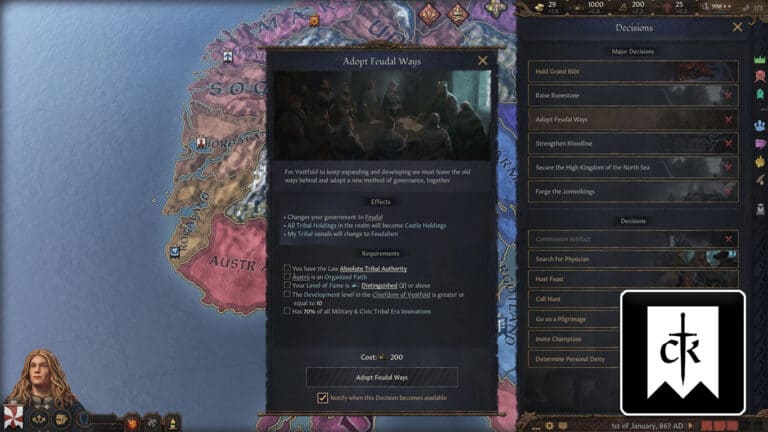 Read more about the article Crusader Kings 3 – How to Become Feudal