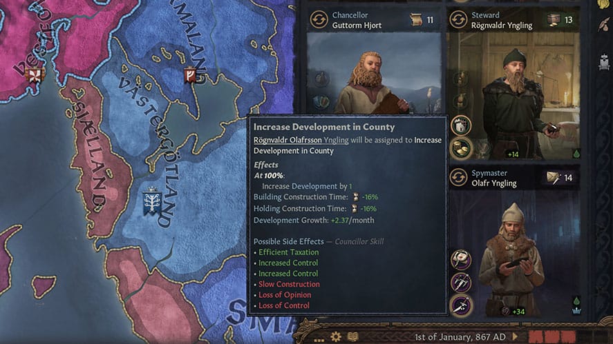 Crusader Kings 3 How to Become Feudal Increase Development
