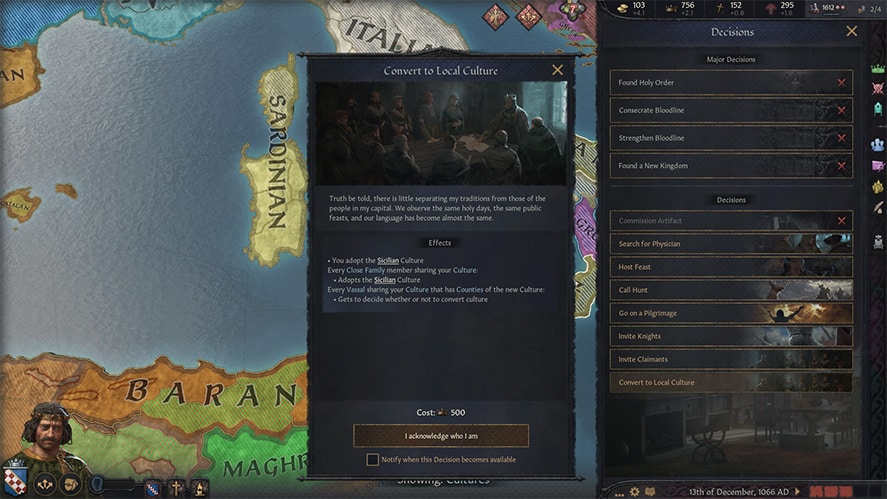 Crusader Kings 3 How to Change Culture Convert