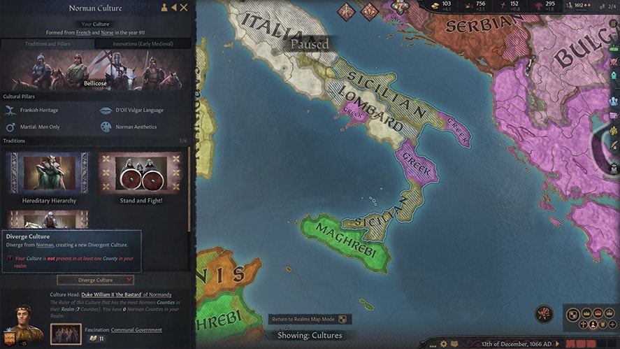 Crusader Kings 3 How to Change Culture Diverge