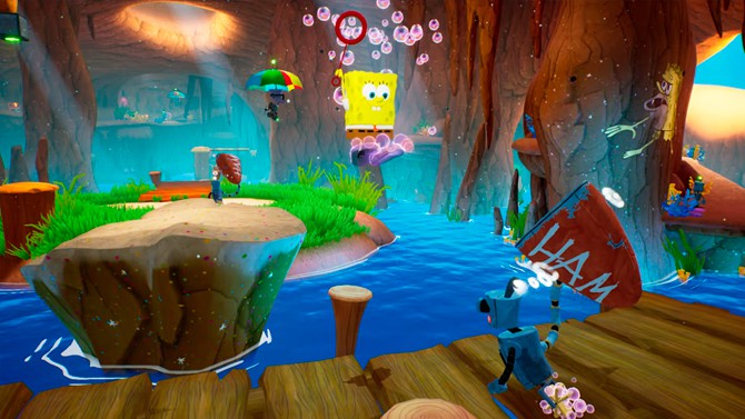 SpongeBob SquarePants Battle for Bikini Bottom - Rehydrated Nintendo Switch Gameplay