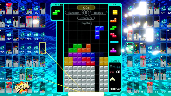 Tetris 99 Nintendo Switch Gameplay