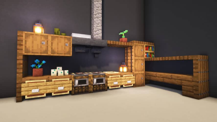 8 Ide Desain Dapur Minecraft yang Nyaman