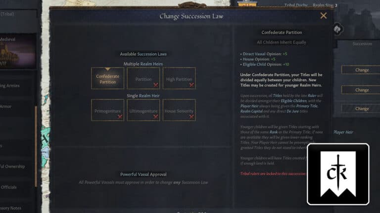 Read more about the article Crusader Kings 3 – How Succession Laws Work
