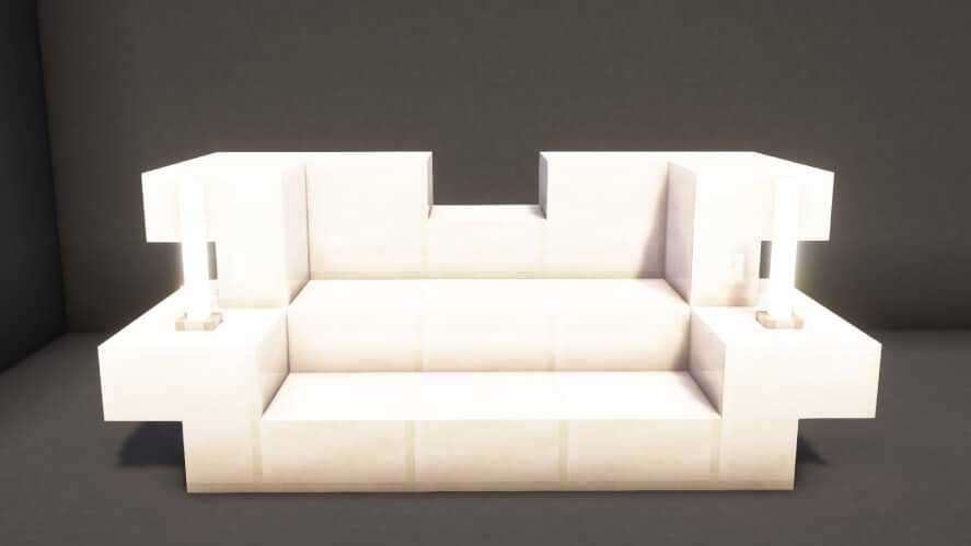 8 Ide Desain Sofa dan Tempat Duduk Sofa Minecraft