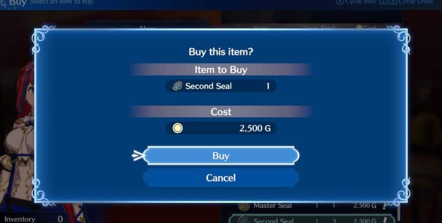 Fire Emblem Engage Second Seals purchase option