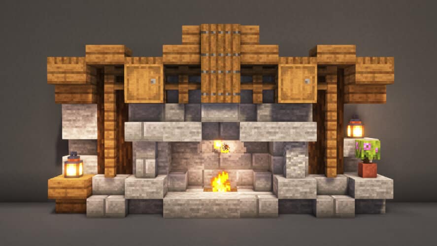 Creative Minecraft Fireplace Design Ideas For Every Style