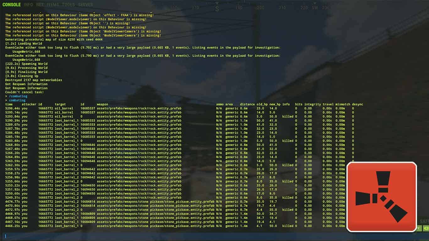 You are currently viewing Rust – How to Check Combat Log