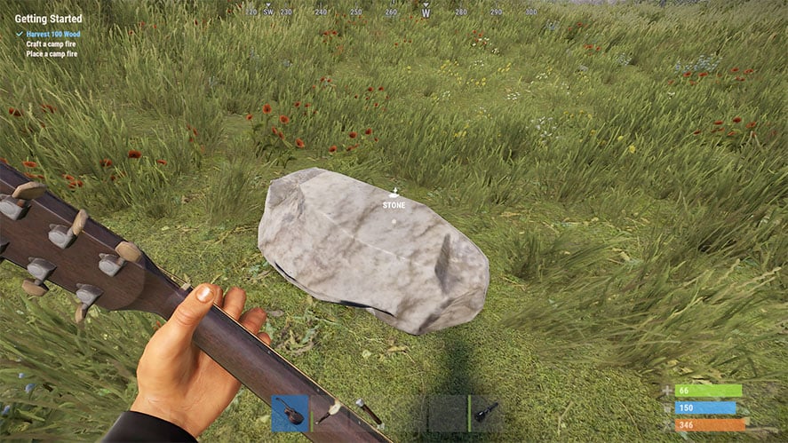 Rust - How to Get Stone Pick Up Loose Rocks