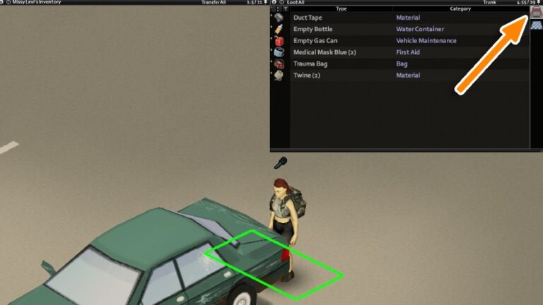 Project Zomboid – How to Open a Trunk - Gamer Empire