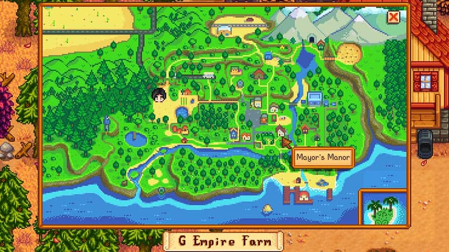 Stardew Valley – Where is Lewis Located Mayors Manor Map