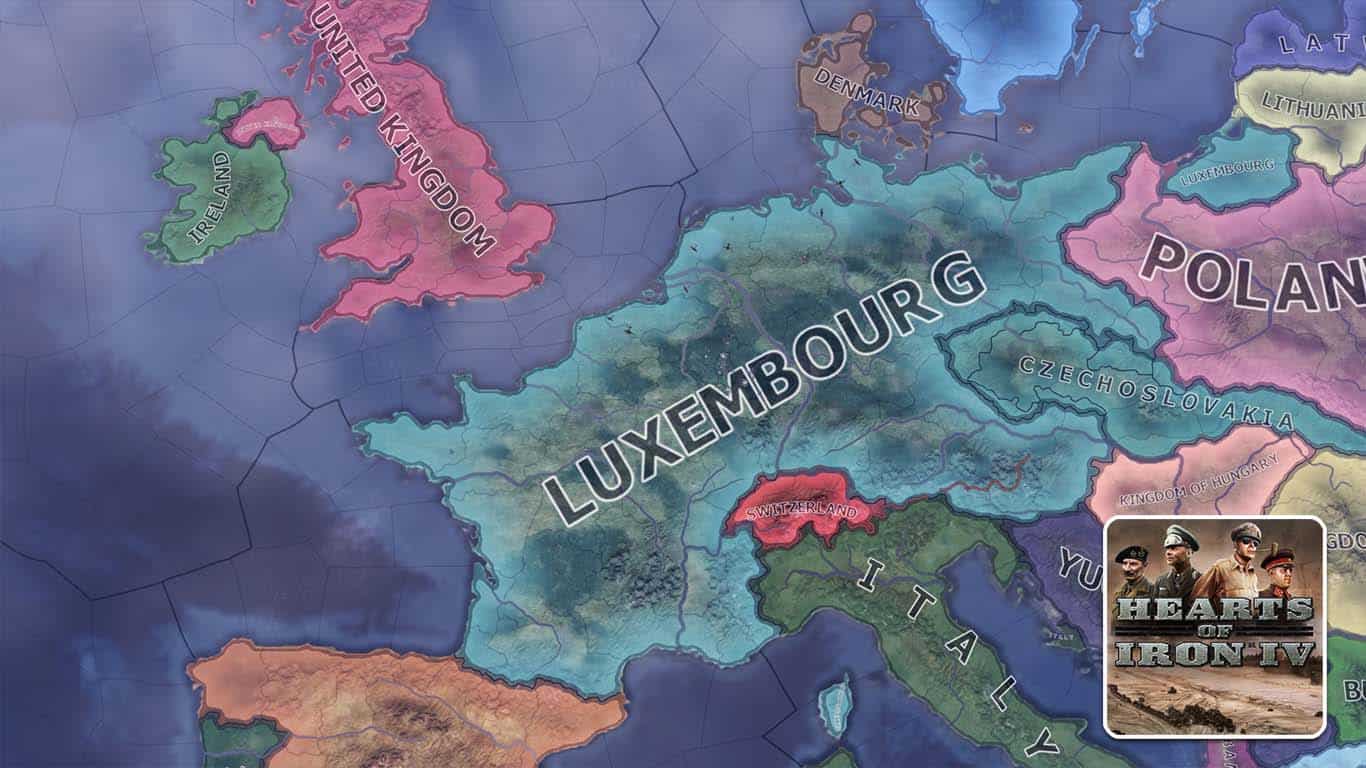 You are currently viewing Hearts of Iron 4 (HOI4) – Luxembourg Strategy Guide