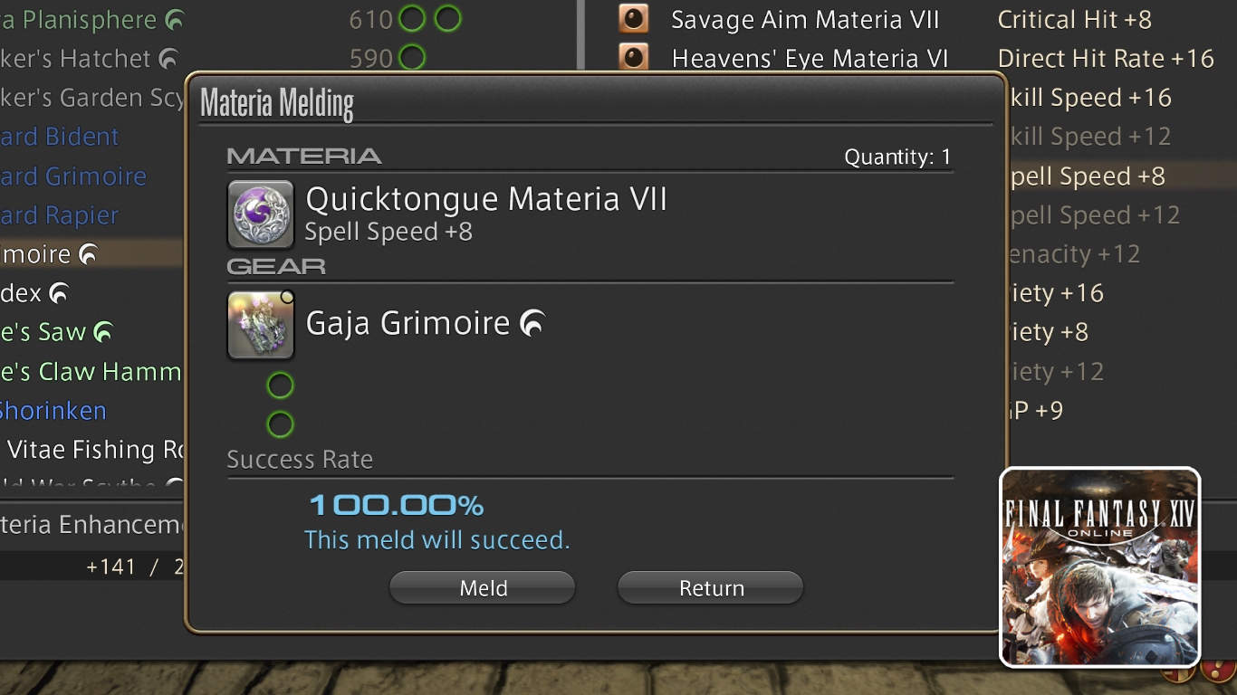 You are currently viewing FFXIV – How to Meld Materia