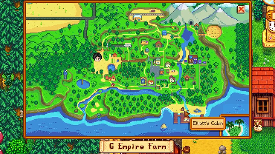 Where Does Elliot Live in Stardew Valley Map