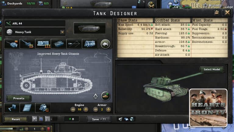 Read more about the article Hearts of Iron 4 (HOI4) – Best Tank Designs
