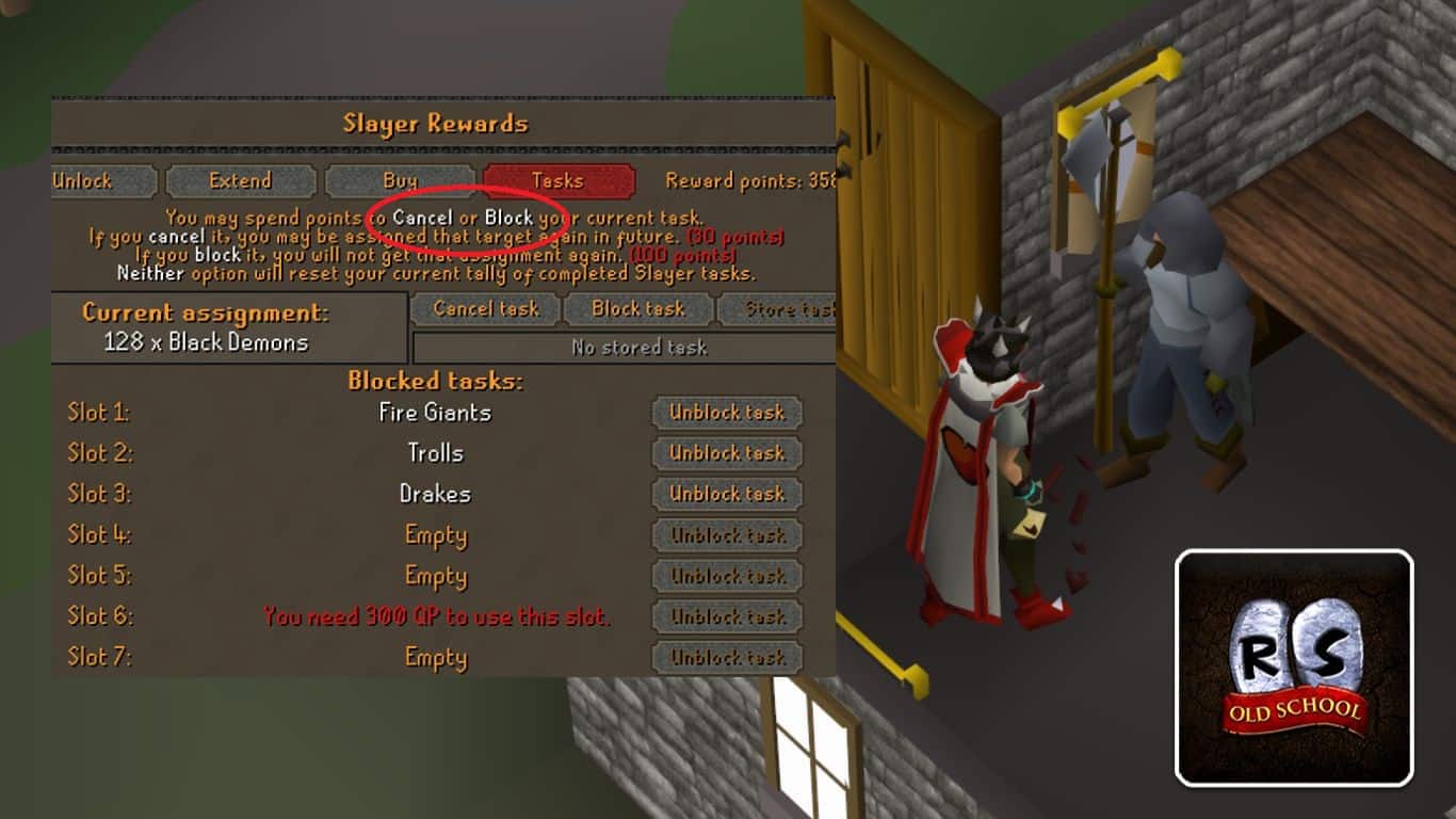 You are currently viewing Old School RuneScape (OSRS) – How to Skip Slayer Tasks